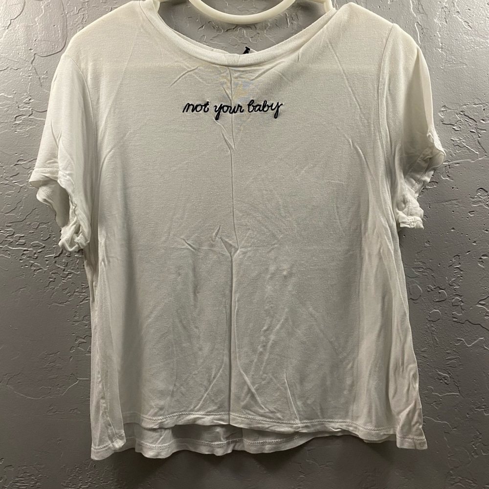 White not your baby crop